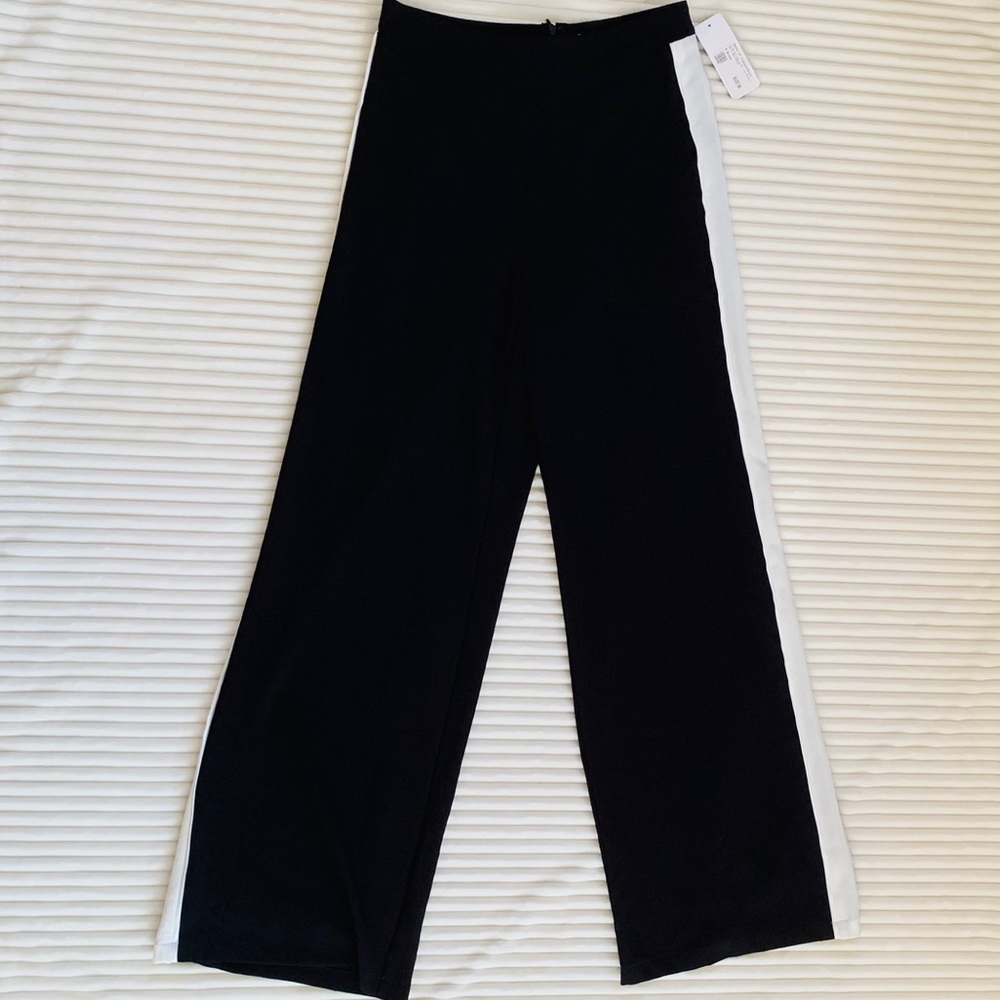 Wide Leg Black Dress Pants